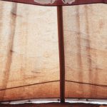 Native American Myths - Tent with flag on fabric