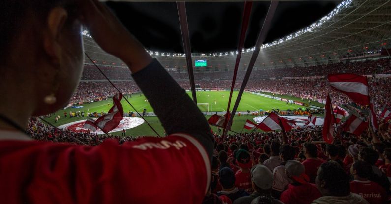 World Cup - Group of People Watching Soccer Game