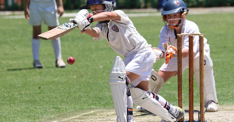 Cricket - Boys Playing Cricket