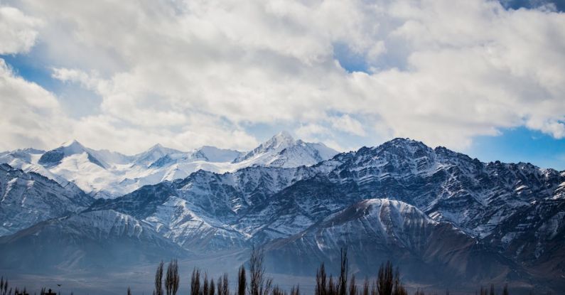 Rocky Mountains - House Near Pine Tree
