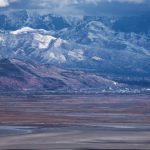 Great Rift Valley - A view of the mountains and the ocean from a plane