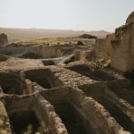 Olympic History - The ruins of a cave in the desert