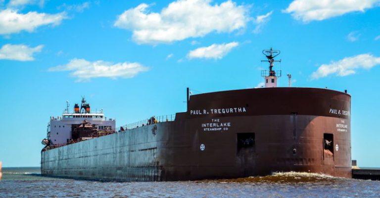 Great Lakes - Paul R. Tregurtha Cargo Ship on Great Lakes