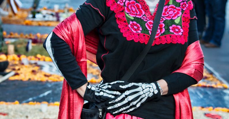 Day Of The Dead - Photo of Woman Wearing Traditional Dress