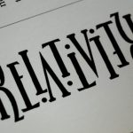 Theory Of Relativity - Printed Paper in Close-up Photography