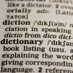 Languages - Dictionary Text in Bokeh Effect